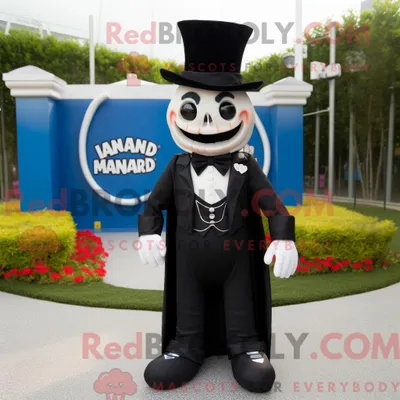 Image de Personnage mascotte REDBROKOLY d un Cimetière habillé d un smoking et de lacets
