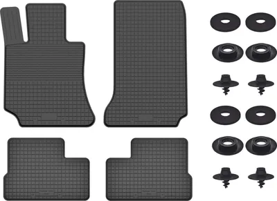 Produktbild von Gummimatten Mit Stoppern Für: Mercedes E W213 (2015-) Schwarz Set
