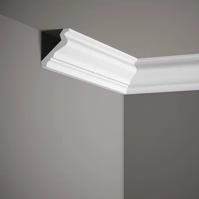 Produktbild von Mardom Deckenleiste MDB185 Profoam 61 x 64 x 2000 mm Weiß Stuckleiste Modern