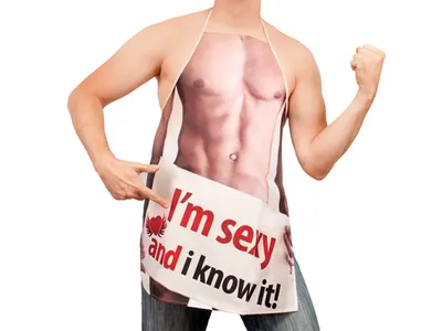 Obrázek produktu pro KupMa Zástěra Jsem sexy pro muže