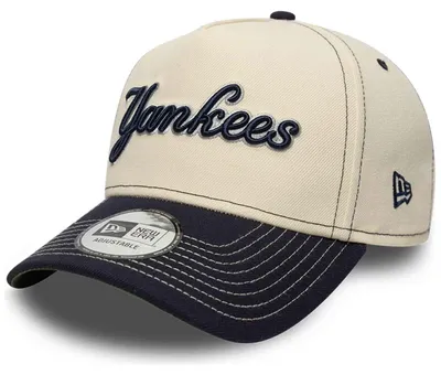 Produktbild von New Era MLB City Icon E-Frame Cap New York Yankees beige/navy