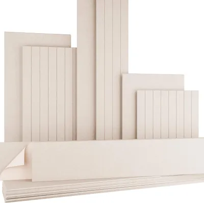 Produktbild von AKUSTIKO Akustikpaneele Selbstklebend 240x30cm - 1 Stück Beige Akustik Wandpaneele Schallschutz & Raumakustik Panels Filz 9mm Hexim Decken- & Wandverkleidung Decken Element (0.72m²)