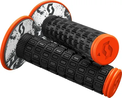 Obrázok produktu pre Scott Motokrosové gripy Mellow , čierna neónová oranžová