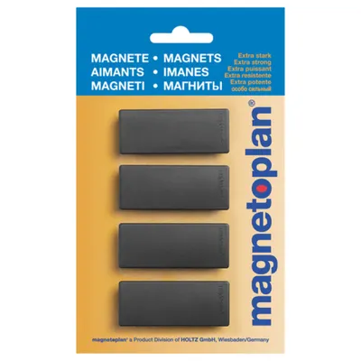 Produktbild von Discofix Block2 geblistert schwarz, 54x19x8mm 4St