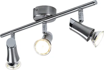 Produktbild von LED Deckenleuchte, chrom, Spots beweglich, L 39 cm