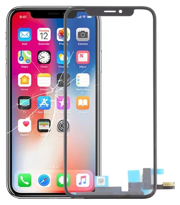Obrázok produktu pre Displej Digitalizátor dotykového skla Black s OCA pre Apple iPhone X 5,8 palca náhradný