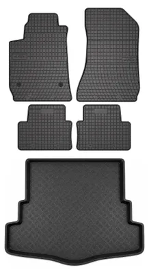 Obrázok produktu pre Gumové autokoberce SolidPRO + vaňa kufra pre: Alfa Romeo 159 2006-2011 sedan 5 ks