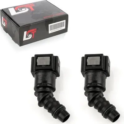 Produktbild von 2x Schnellverschluss Kraftstoffleitung Kupplung 45° 7,89x8mm für HONDA SUZUKI