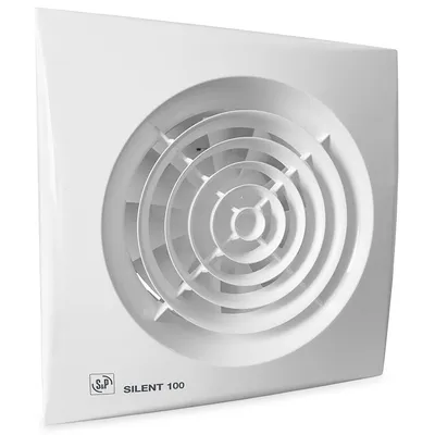 Produktbild von Soler & Palau SILENT-100 CZ, Wand, Badezimmer, Weiß, IP45, Klasse II, 95 m³/h