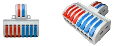 Productafbeelding van Draadconnector, push-in krimpklem, veelzijdige compatibiliteit, SQL-82, 5 stuks