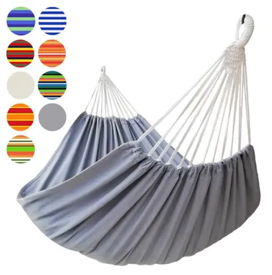 Immagine prodotto di Amaca da esterno per 2 persone - 220x150 cm, lunghezza totale 330 cm, capacità di carico 300 kg
