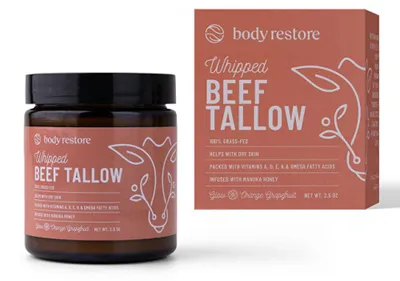 Produktbild von Kö rpercreme mit Orange und Traube, geschlagener Rindertalg 71 g