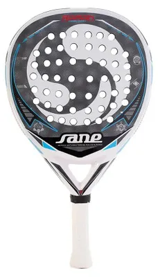 Obrázek produktu pro Sane Padel Assassin Carbon Compact Padel Racket Silver 355-375 gr Silver 355-375 gr