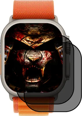 Produktbild von 2x Blickschutz 9H Panzerhartglas für Apple Watch Ultra 2 49mm ANTI-SPY PRIVACY echtes Tempered Panzerglas Displayschutz Schutzglas Schutzfolie Screen-Protector