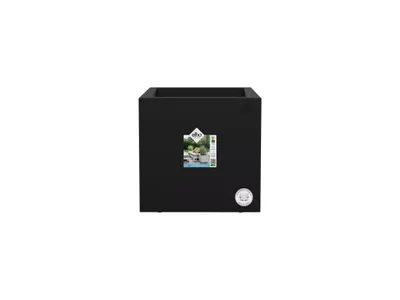 Produktbild von Pflanzkübel Elho Vivo Next Quadrat 40 Kunststoff 39 x 39 x 37,9 cm schwarz