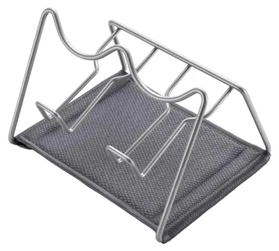 Produktbild von Abtropfgestell für Flaschen, Tischhalterung, grau, 21x17x14