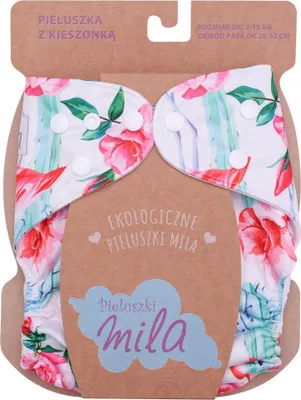 Produktbild von Wiederverwendbare Windelhose mit Beutel - Rosen