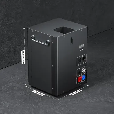 Produktbild von Bühnen-Flammenmaschine - Einzelkopf 180 W - DMX512 Steuerung - 90–240 V - Freistehend - Dunkelgrau