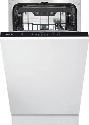 Obrázek produktu pro Gorenje GV 520 E 10 EB, Plně vestavěné, Úzká (45 cm), Černá, Standardní (80–85 cm), Knoflíky, Studený