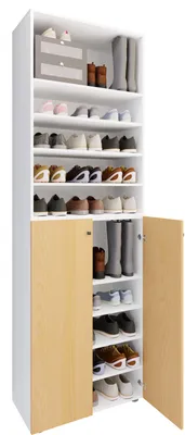 Produktbild von XL Holz Großer Schuhschrank Lona 10