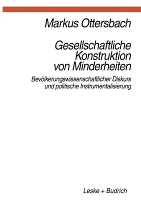 Obrázek produktu pro Gesellschaftliche Konstruktion von Minderheiten