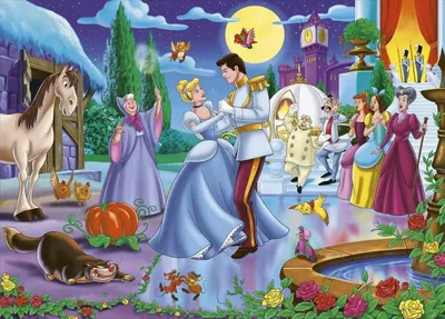 Produktbild von 92829 - Maxi-Kinderpuzzle, 104 Teile - Aschenputtel