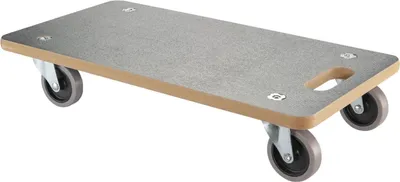 Produktbild von Möbelroller 290 x 580 mm, MDF Tragkraft 200 kg Gummireifen Ø 75 mm