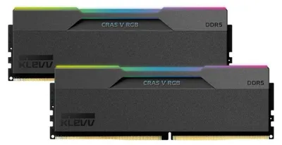 Produktbild von Klevv CRAS V 64GB (2x32GB) DDR5 Gaming RAM 6000MHz CL30 Memory Module Kit, 64 GB, 2 x 32 GB, DDR5, 6000 MHz, 288-pin DIMM
