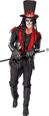Produktbild von W WIDMANN MILANO Party Fashion - Kostüm Voodoo Priester, Dia de los Muertos, Day of the Dead, Hexendoktor, Verkleidung Halloween