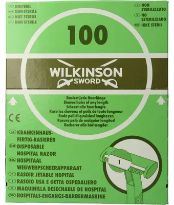 Productafbeelding van Wilkinson Hospital Disposable Singles (100 stuks)