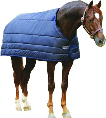 Productafbeelding van Paardendeken Liner - Onderdeken Paard - Extra Warmte Paard - Ademende Polyester - 125/175 cm - Donkerblauw