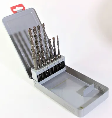 Productafbeelding van KWB Hammerboormachine set, 7-delig, 240730. Inclusief SDS Plus boren in een koffer, voor het boren met een slagboormachine