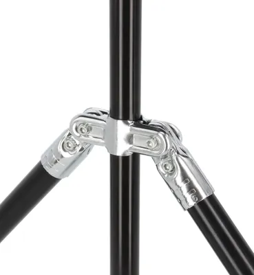 Produktbild von Schwenkverbinder doppelt 180° verchromt für 28 mm Rohre
