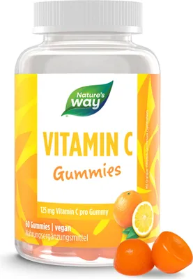 Produktbild von Vitamin C Gummies – 125 mg Vitamin C, Zitrus­-Geschmack