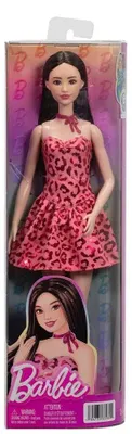 Immagine prodotto di Mattel GmbH Barbie Fashionista con abito rosa leopardato Altro