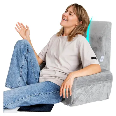 Produktbild von Rückenlehnenkissen mit Armlehnen, Lesekissen für Bett und Sofa aus Memory-Schaum