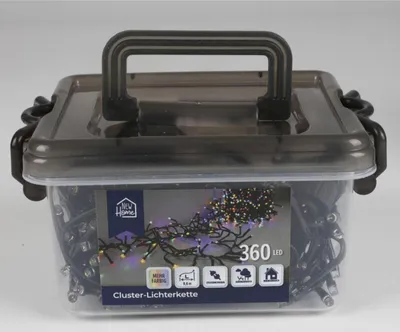 Produktbild von LED Cluster Lichterkette Bunt Außenbeleuchtung Innenlampen Dekoration Garten