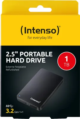 Productafbeelding van Intenso Draagbare Externe Harde Schijf 2,5", HDD, 1 TB, USB 3.2, artikelnummer: [hier het artikelnummer invullen].