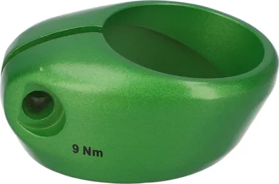 Produktbild von Satteklemmring 31,8 mm grün  Alu Schraubklemmung