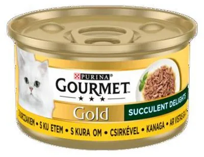 Zdjęcie produktu dla Gourmet GOLD Succulent Delights z kurczakiem 85g