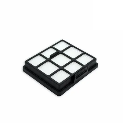 A single vacuum filter on a white background.