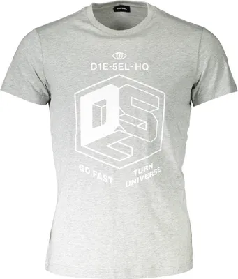Produktbild von Diesel Herren KURZARM-T-SHIRT Grau SW7XT-DIEGO_AA7C515_GRIGIO912 : Größe - XL Größe: XL