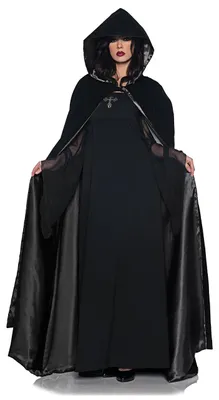 Produktbild von Dracula & Vampirumhang mit Kapuze Schwarz