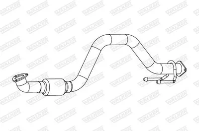 Produktbild von WALKER Abgasrohr Auspuffrohr für VW GOLF VI (5K1) Vorne 10960