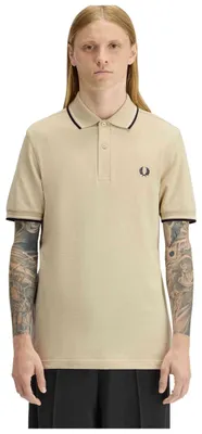Produktbild von Poloshirt 2-Knopf-Piqué Fred Perry beige 100% Baumwolle