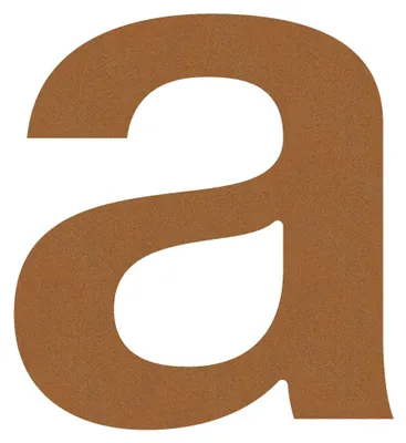 Produktbild von Buchstabe ''a'' Rost