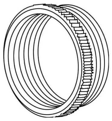 Produktbild von Reduzierring 44M5040 M50 auf M40 Messing vernickelt IP68 DIN EN 60423