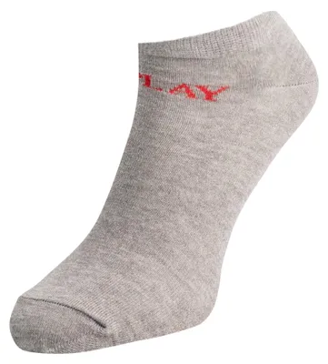 Image de Replay - Chaussettes Liner pour hommes/femmes unies (lot de 3) LT4863 (35 EU - 38 EU) (gris chiné)