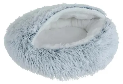 Obrázok produktu pre Posteľ pre psov/mačky, 44 × 38 × 6 cm, veľkosť S, sivá
