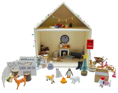 Produktbild von Tanner Wichtelhaus Adventskalender – Komplettset mit Wichtelzubehör und Wichtelgeschichte